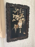 Pair Antique Asian with 1900 special bone inlay