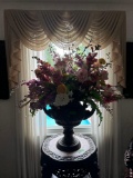 20 in Vase with flowers arrangement - upstairs landing