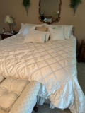 king size mattress and bed frame - upstairs bedroom