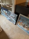 Christmas canvas lot - upstairs bedroom