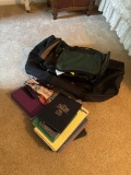 tote bags and miscellaneous lot - upstairs bedroom