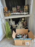 Contents of cabinet Christmas decorations - g1