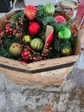 Box of large Christmas Ornaments - g1