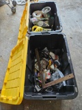 2 totes with contents - g1