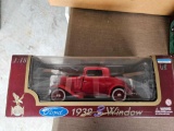 1932 ford 3 window die cat car 118th scale. G1.