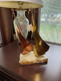 9x16 in DeMott sail boat with marble base - office