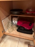 apartment kitchen cabinet toaster jars and more