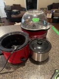 popcorn machine and crockpots apartment