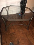 Glass table 33 in x 33 in -apartment