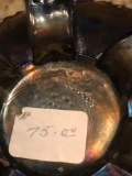 vintage carnival glass vase