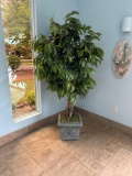 7 ft artificial tree - pool room