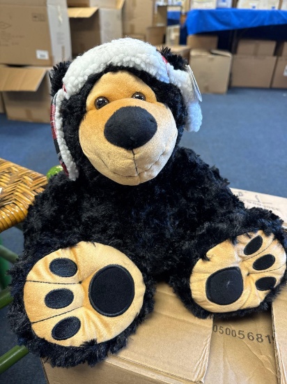 Wishpets 12in big foot bear new with tags