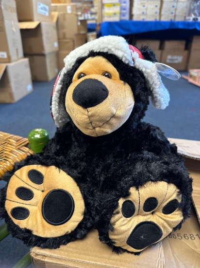 Wishpets 12in big foot bear new with tags