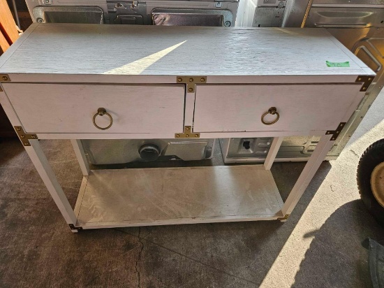 Forty inch table with drawers