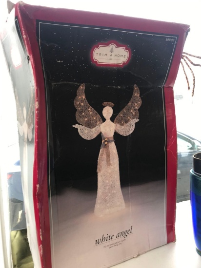 White Angel 150 incandescent lights 56 in tall