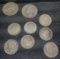 7- silver dimes & 2- silver quarters