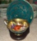 Occupied Japan cup & saucer with holder PICKUP IN MAUMEE