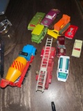 10- vintage Lesney matchbox vehicles