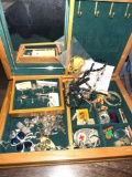 jewelry box with costume jewelry