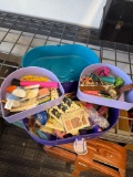 Makeup Caddy with contents