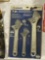 Kobalt 3pc. extra wide opening adjustable wrenches