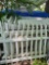 Miscellaneous white fence panels