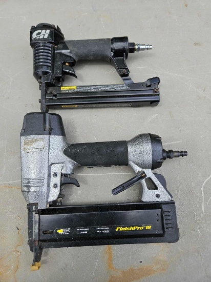 2 pneumatic finish nailers
