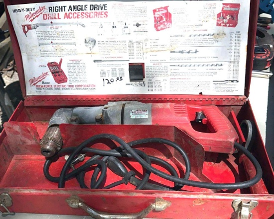Milwaukee right angle drill