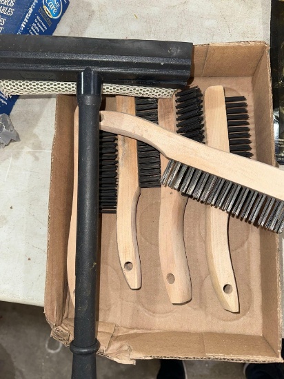 5- task force hard brushes & wiper