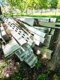 plastic post and rail lot