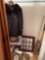 Contents of closet Fur coat window Rods Frames and more B1