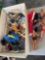 Vintage assorted action figures and accessories