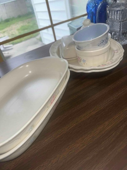9 pcs pfaltzgraff dishes