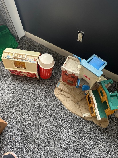 2- vintage fisher price toys