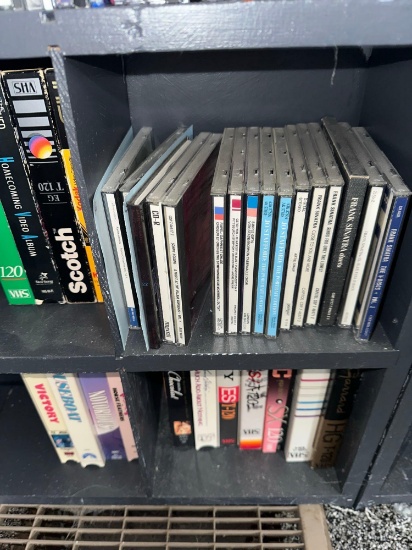 Baseballs/vhs tapes/cds/book