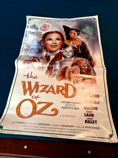 1989 The Wizard of Oz Poster Basement