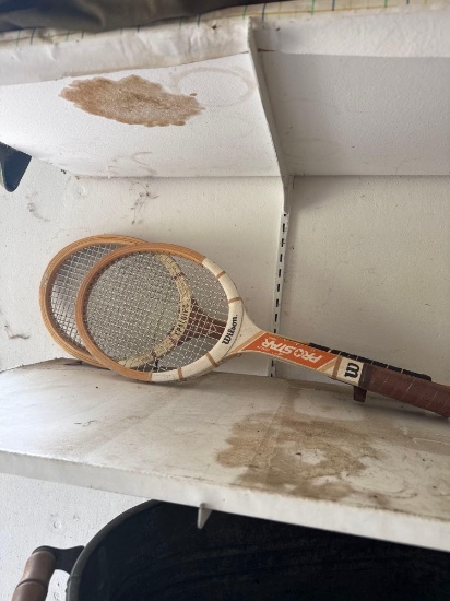 tennis rackets garage