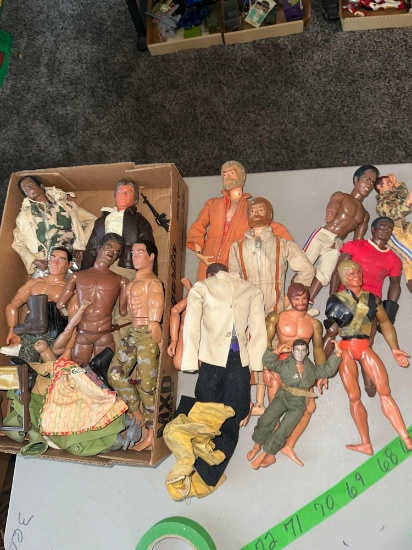 Assorted action figures