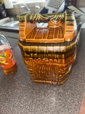 vintage McCoy cookie jar few small chips in lid