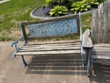 two vintage outside chairs to restore