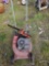 Push lawn mower and chainsaw