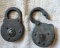 2 vintage locks