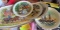 5- pc tin toy platter /plates