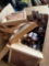 Box of wooden puzzles