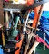 Large barrel of tools