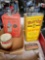 4 vintage advertising cans