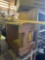 Broom and wooden Crate