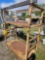 57 in rolling metal warehouse rack