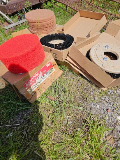 scotch brite brushes and pads