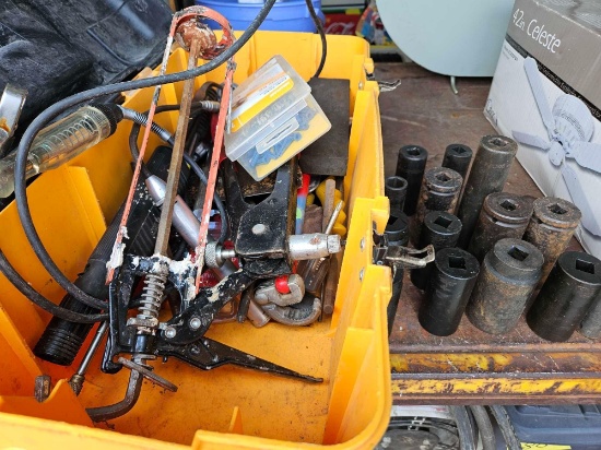 20 inch toolbox with contents